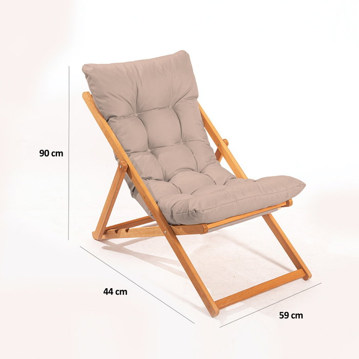 Hanah Home Silla de jardín My006 - Brown